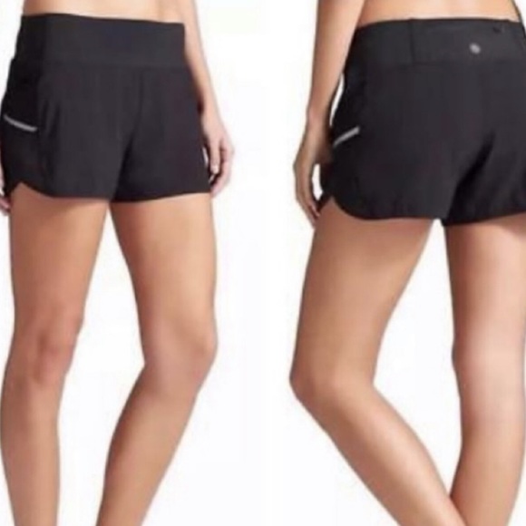 Athleta Pants - Athleta Women's Size XSBack Zipper Pocket Running Shorts Black